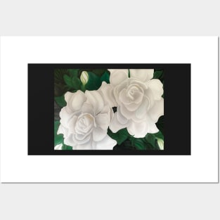 Nature’s perfection gardenia Posters and Art